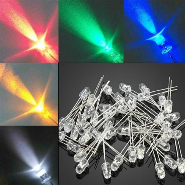 LED Bulb (Water Clear) 5mm 3V 20mA