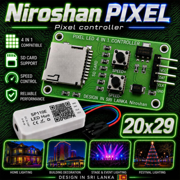 PIXEL CONTROLLER - BUDURASMALA - 20X29 CONTROLLER