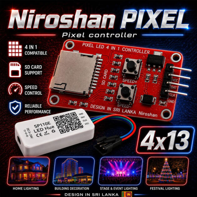 PIXEL CONTROLLER - BUDURASMALA - 4X13 CONTROLLER