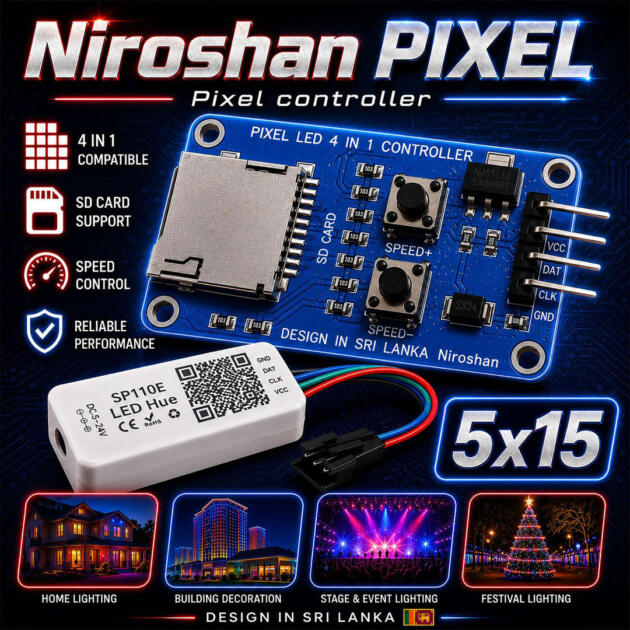PIXEL CONTROLLER - BUDURASMALA - 5X15 CONTROLLER