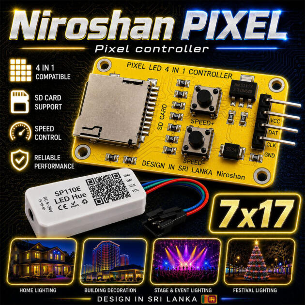 PIXEL CONTROLLER - BUDURASMALA -7X17 CONTROLLER