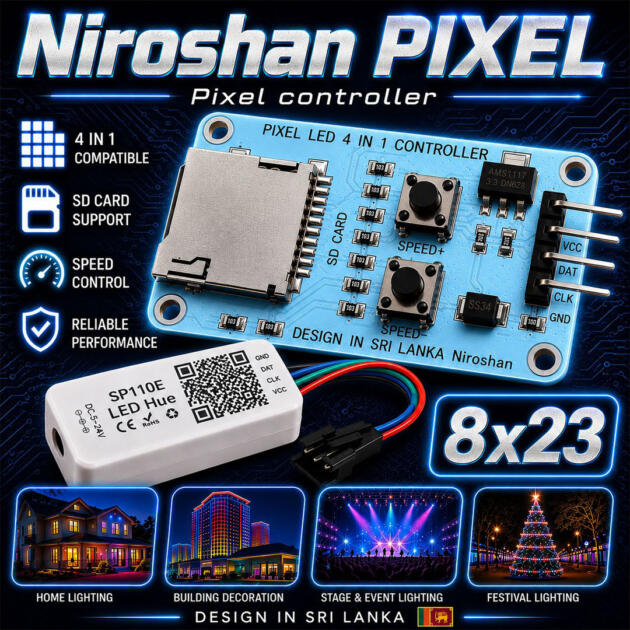 PIXEL CONTROLLER - BUDURASMALA - 8X23 CONTROLLER