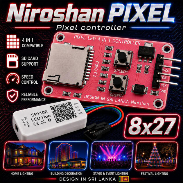 PIXEL CONTROLLER - BUDURASMALA - 8X27 CONTROLLER